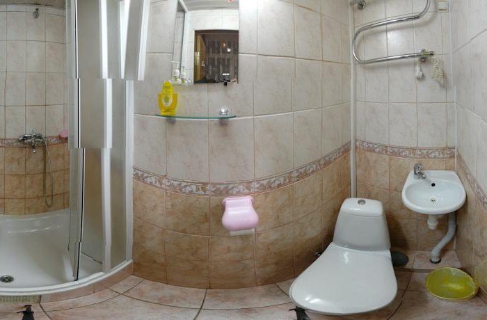 Shower and bathroom
